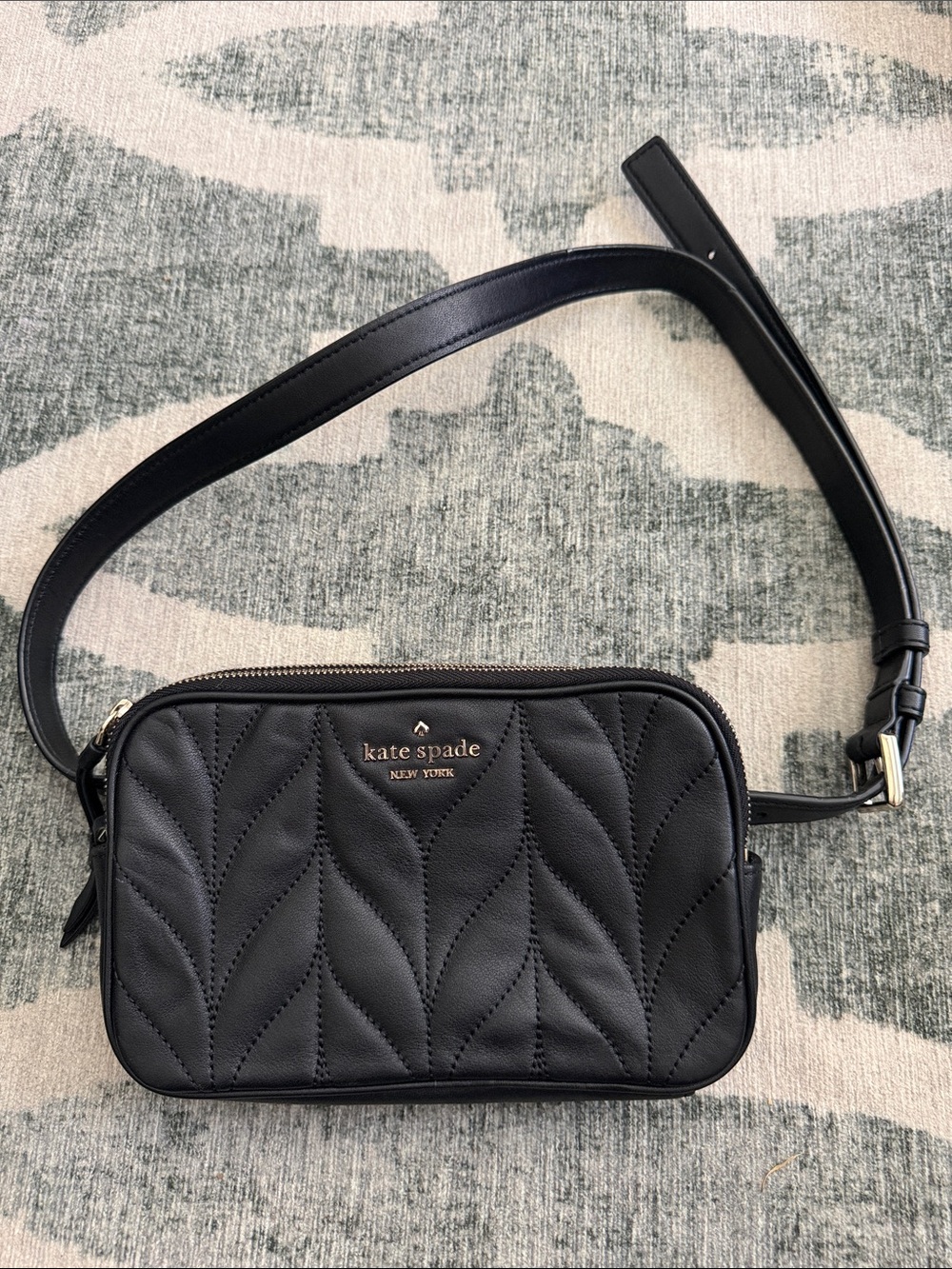Kate Spade Briar Lane Quilted Double Zip Belt Bag